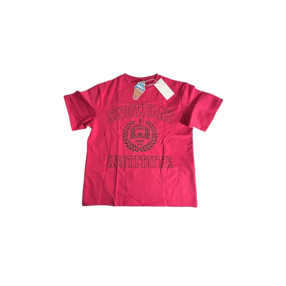 Snow Day Institute Red T-Shirt S Cotton Blend